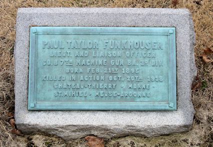 Oakhill Cemetery - Paul Funkhouser  Plaque